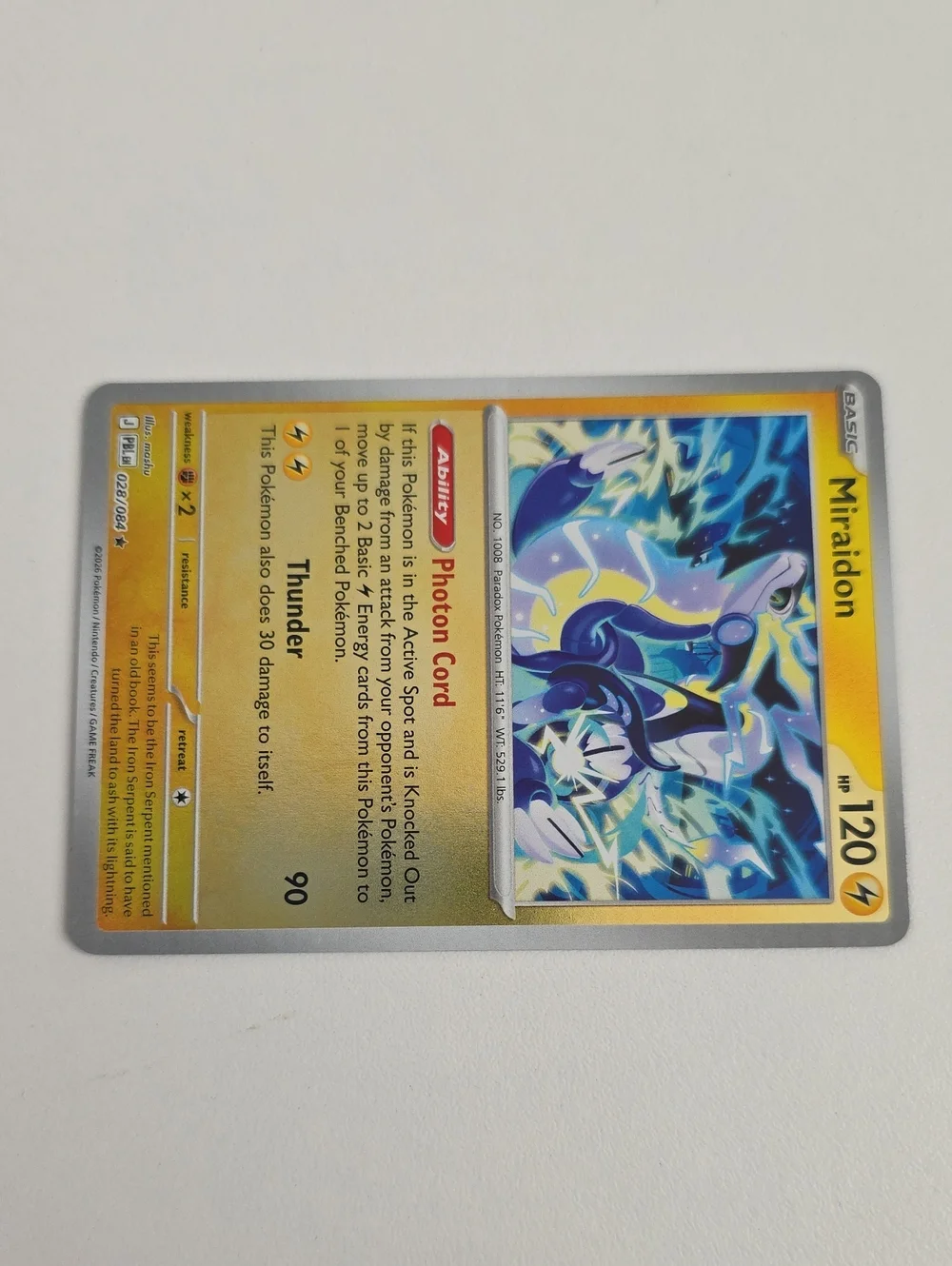 Pokemon Miraidon Trading Cards